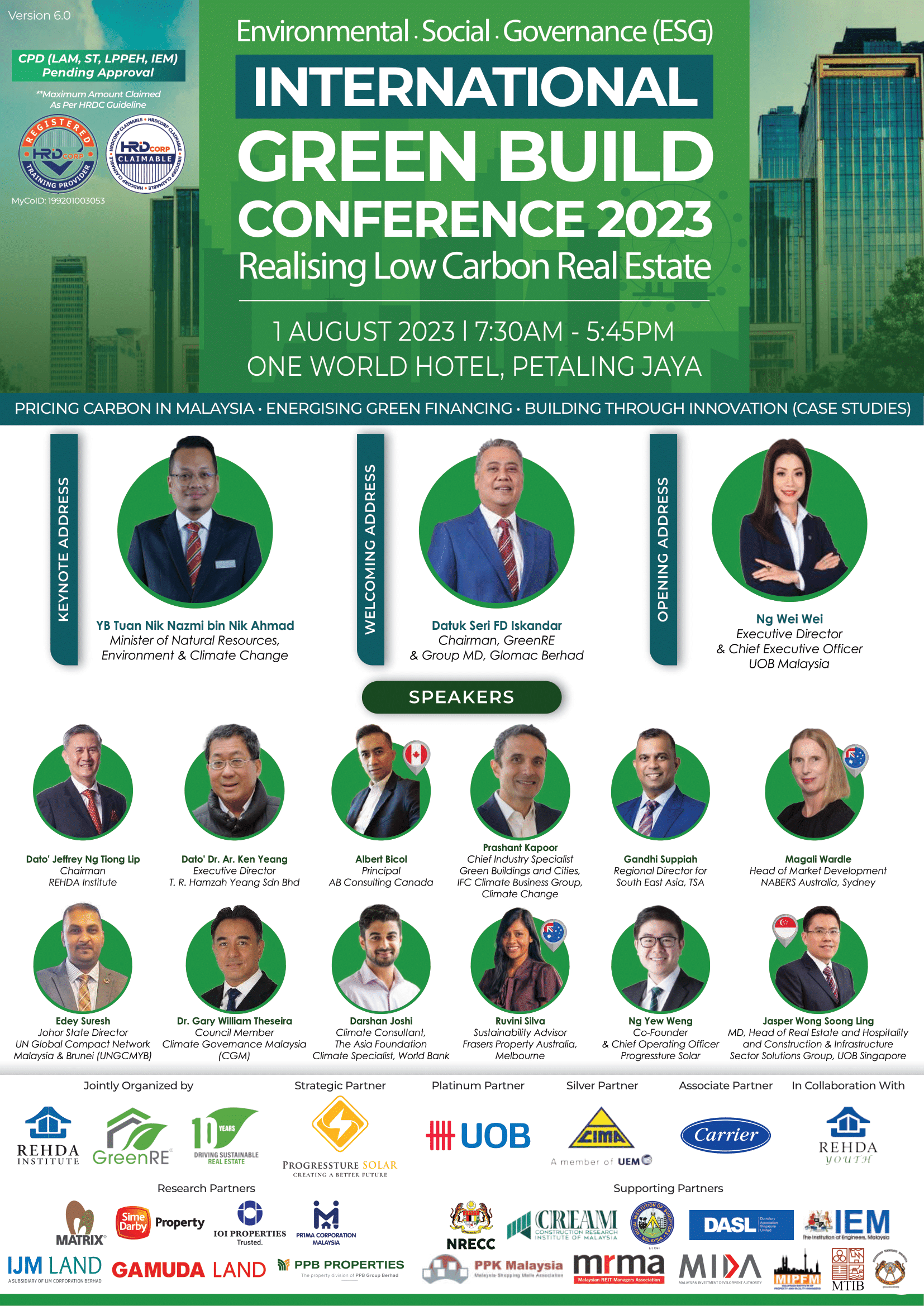 International Green Build Conference (GBC) 2023 TAM Selangor